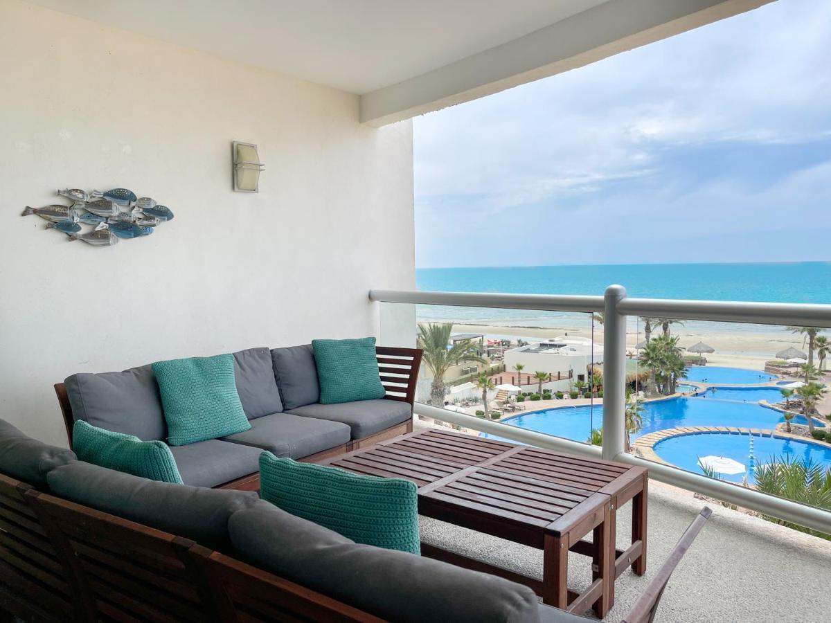 Quiet Beachfront Condo With Pools & Private Beach Puerto Penasco Luaran gambar